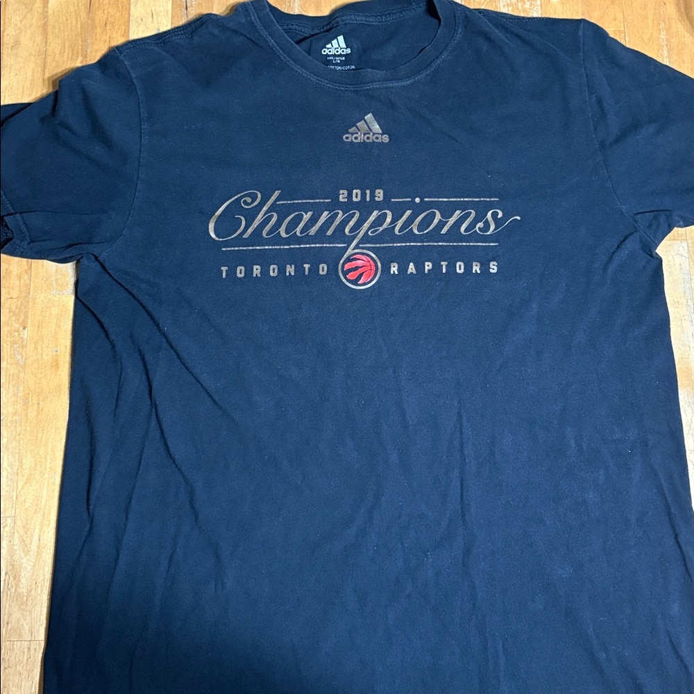 Adidas Toronto Raptors Champions Championship Tee